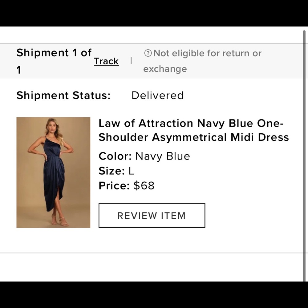 Lulu’s Navy Dress